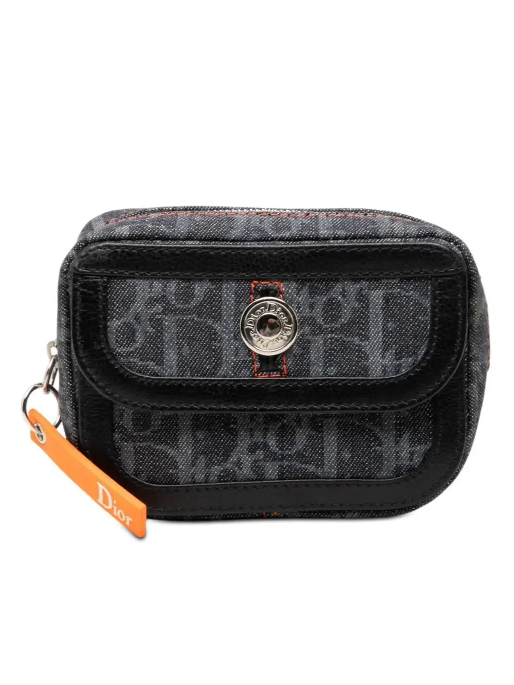 Dior Oblique Denim Flight Coin Pouch #304400D39B